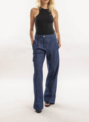 Nina Ricci - Pantalon Oversize - Denim - Femme