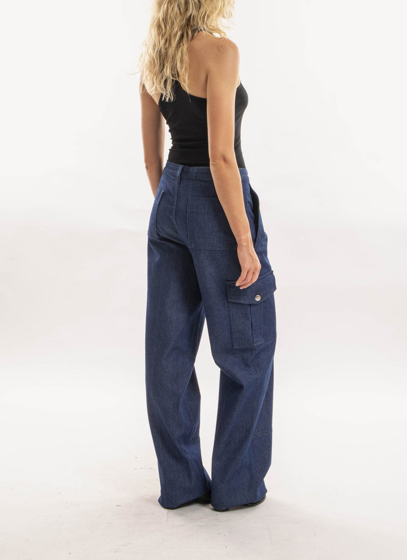 Nina Ricci - Pantalon Oversize - Denim - Femme