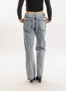 Nina Ricci - Pantalon - Denim Delave - Femme