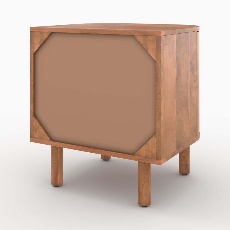 Table de chevet Paola en bois d'acacia