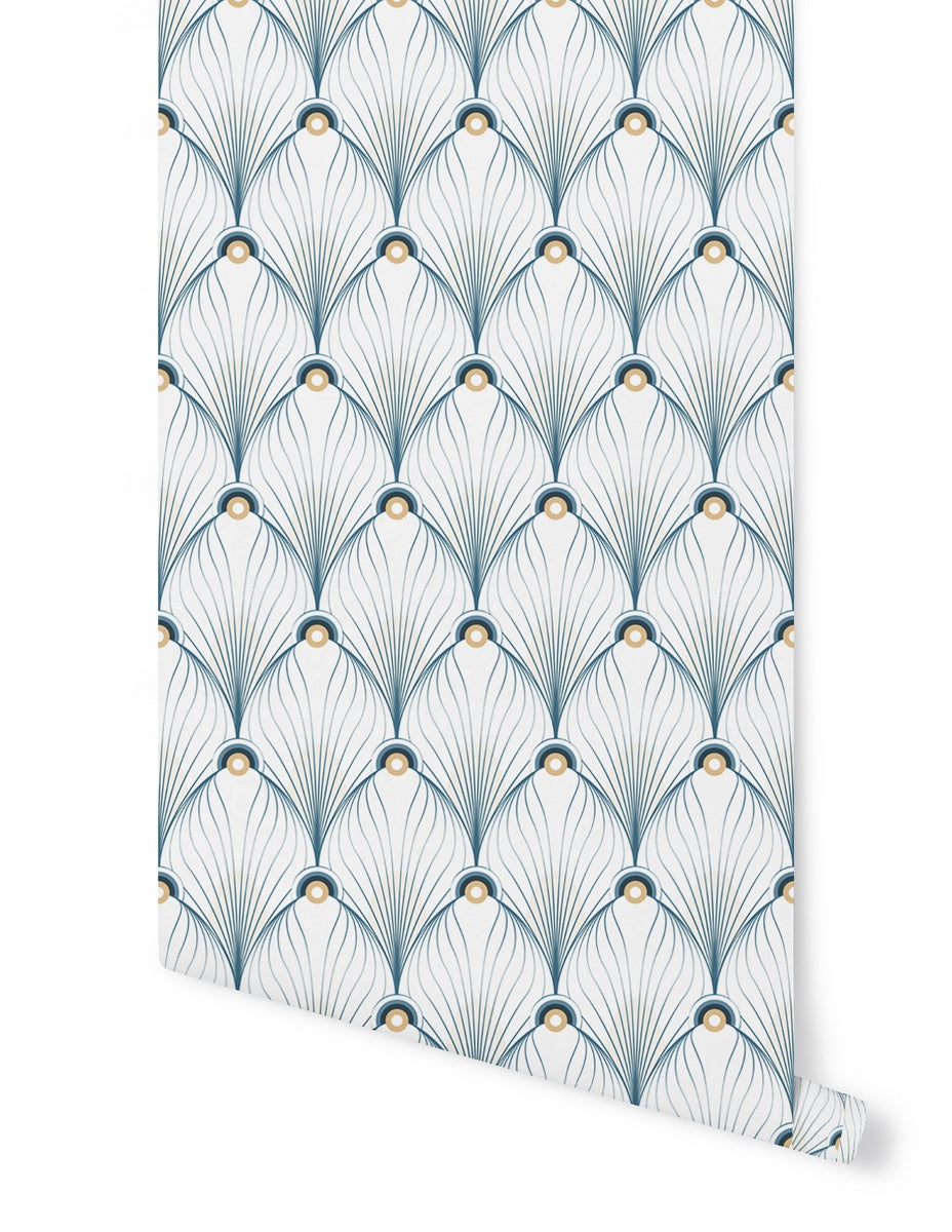 Peacock Wallpaper - Peacock - White