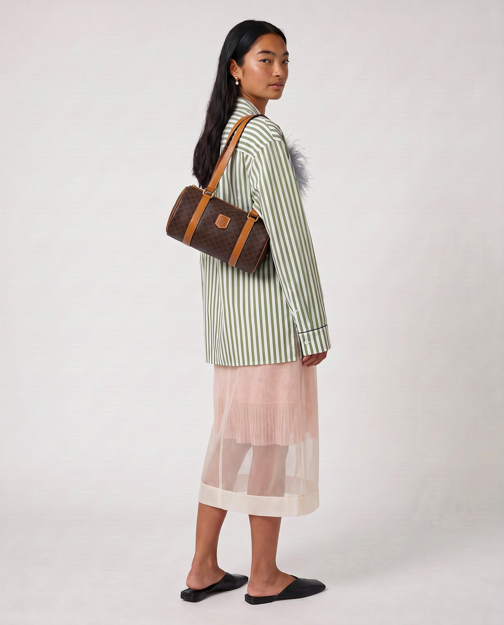Sac Céline Papillon Toile Macadam