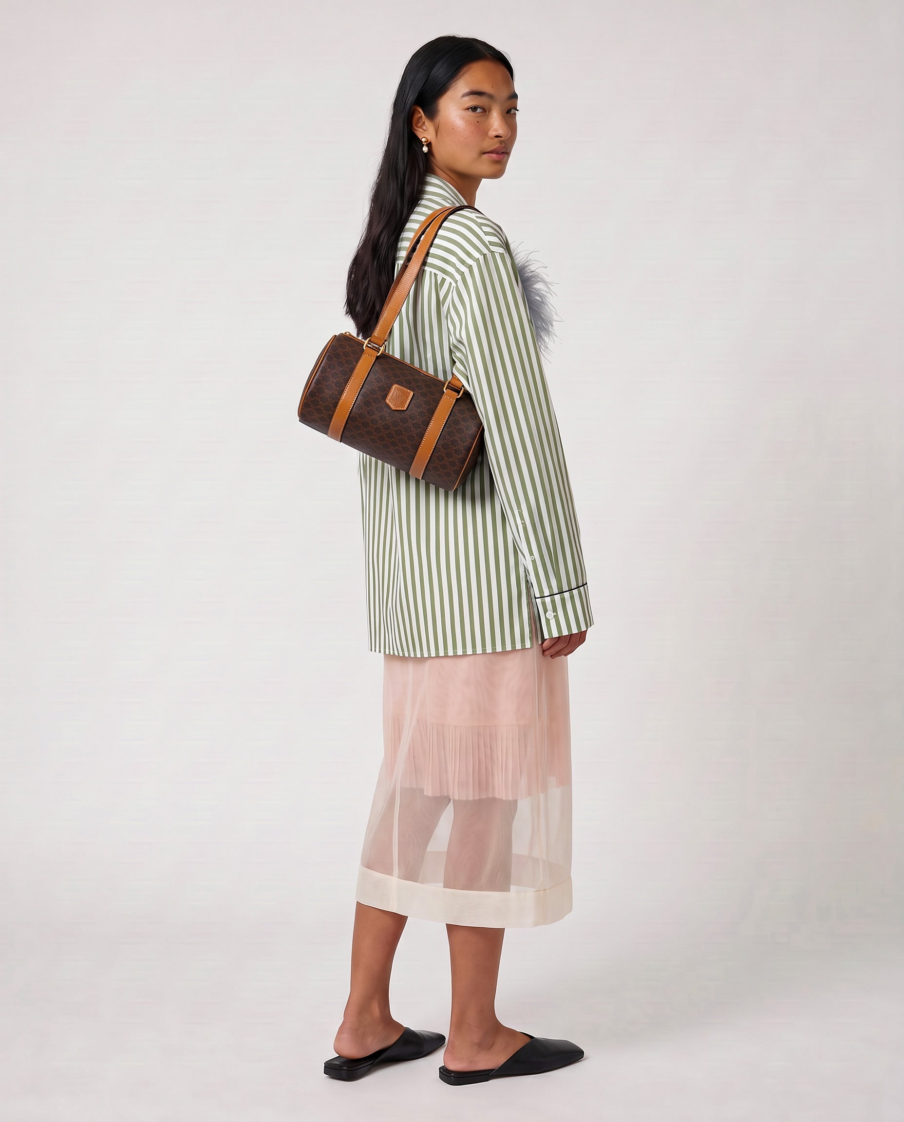 Sac Céline Papillon Toile Macadam