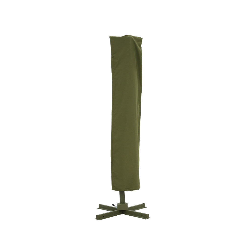 Veya - Parasol Carré Déporté - Aluminium - Vert olive