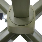 Veya - Parasol Carré Déporté - Aluminium - Vert olive