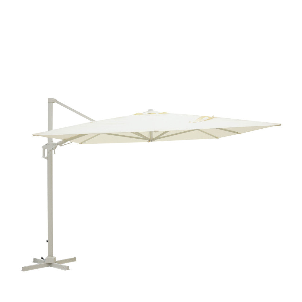 Veya - Sombrilla rectangular excéntrica - Aluminio - Beige
