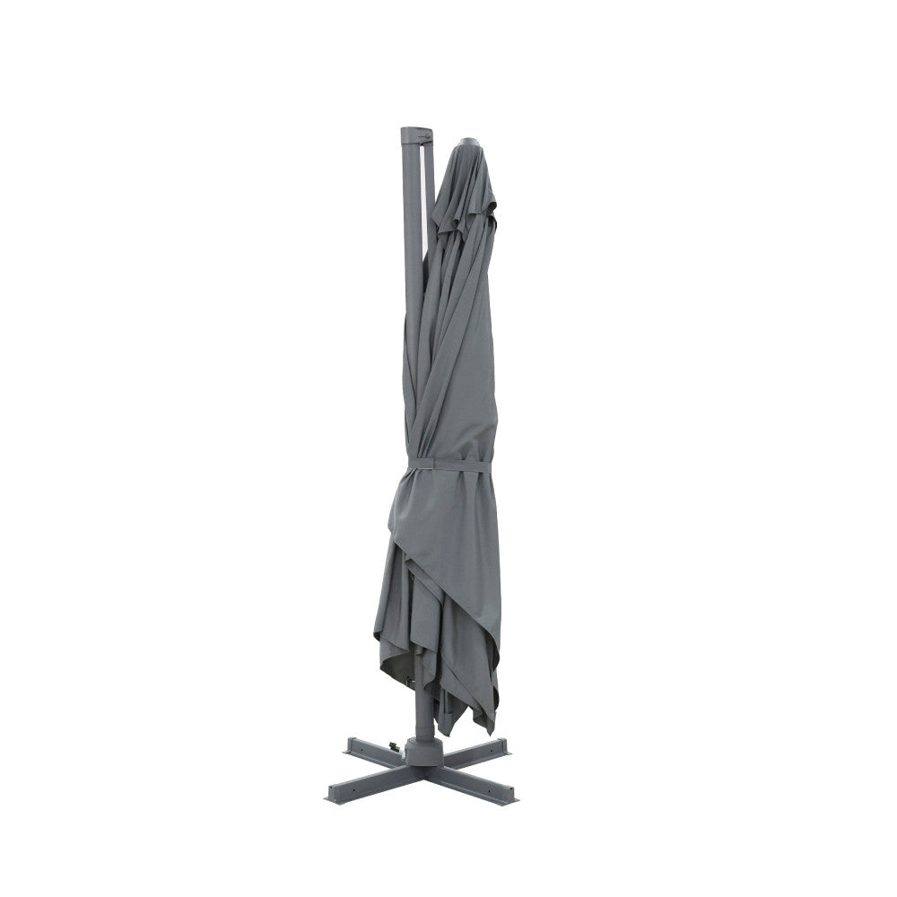 Veya - Rectangular Cantilever Parasol - Aluminium - Dark Grey