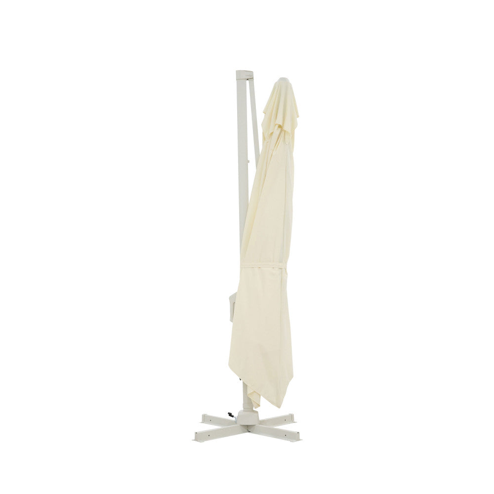 Veya - Sombrilla rectangular excéntrica - Aluminio - Beige