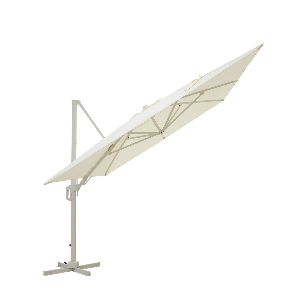Veya - Sombrilla rectangular excéntrica - Aluminio - Beige