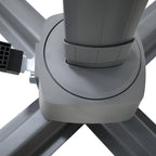 Veya - Rectangular Cantilever Parasol - Aluminium - Dark Grey