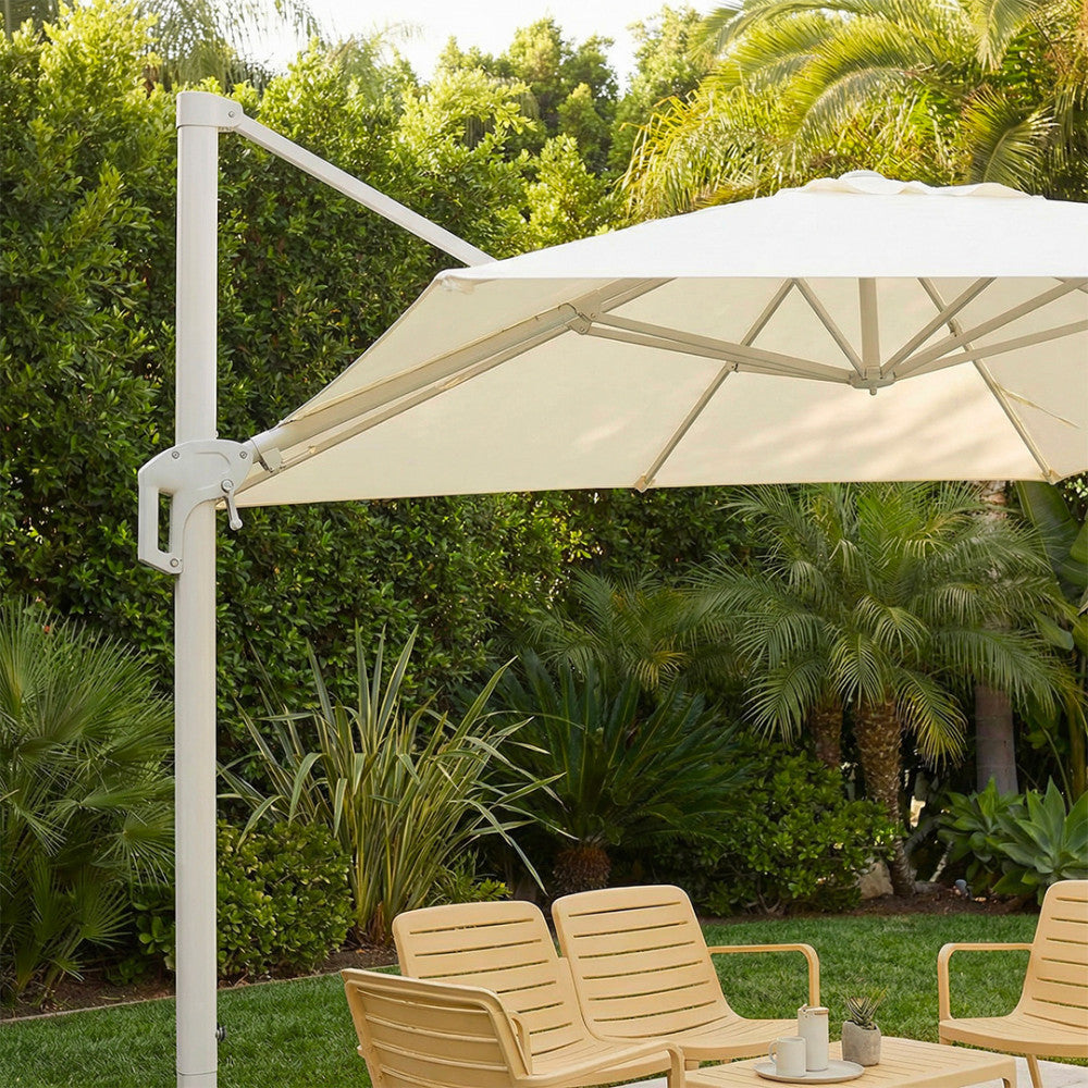 Veya - Sombrilla rectangular excéntrica - Aluminio - Beige