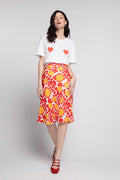 Falda Sol Roja Parisatys