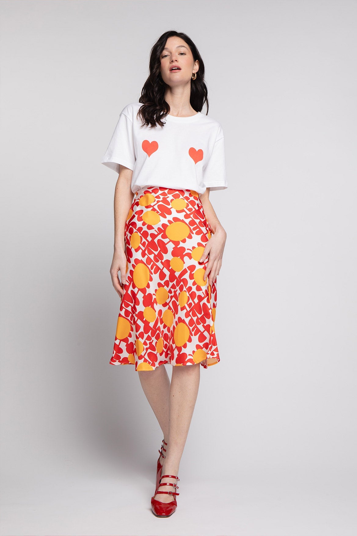 Falda Sol Roja Parisatys