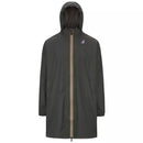 Parka À Capuche K-Way Le Vrai 4.0 Eiffel East - Kaki/Noir