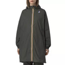 Parka À Capuche K-Way Le Vrai 4.0 Eiffel East - Kaki/Noir