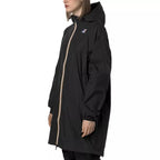K-Way Le Vrai 4.0 Eiffel East Hooded Parka - Black Pure