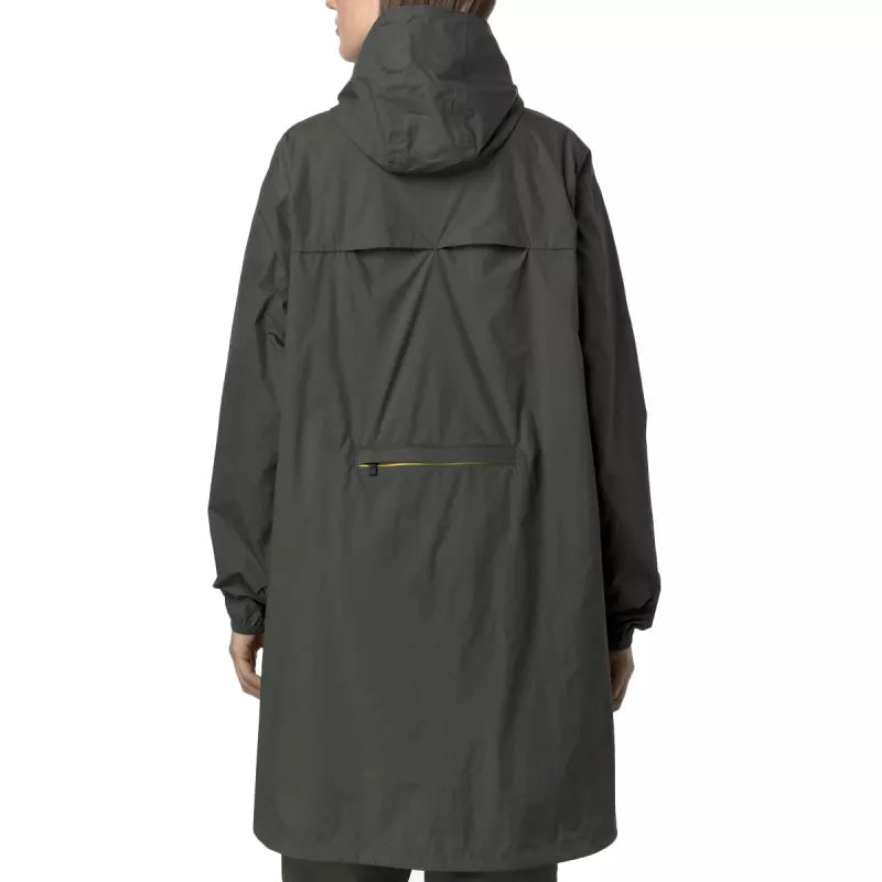 Parka con Capucha K-Way Le Vrai 4.0 Eiffel East - Caqui/Negro
