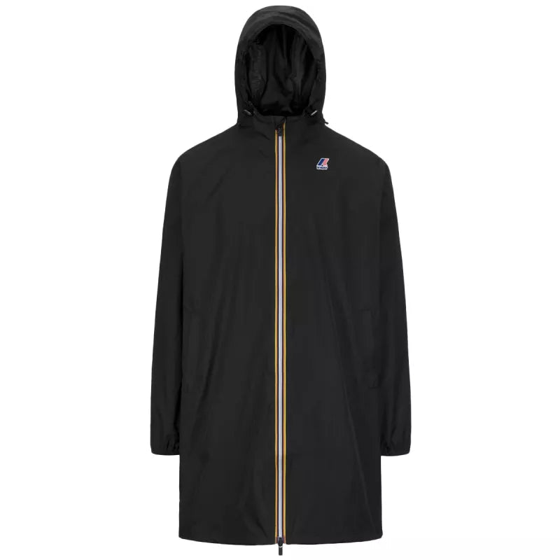 K-Way Le Vrai 4.0 Eiffel East Hooded Parka - Black Pure