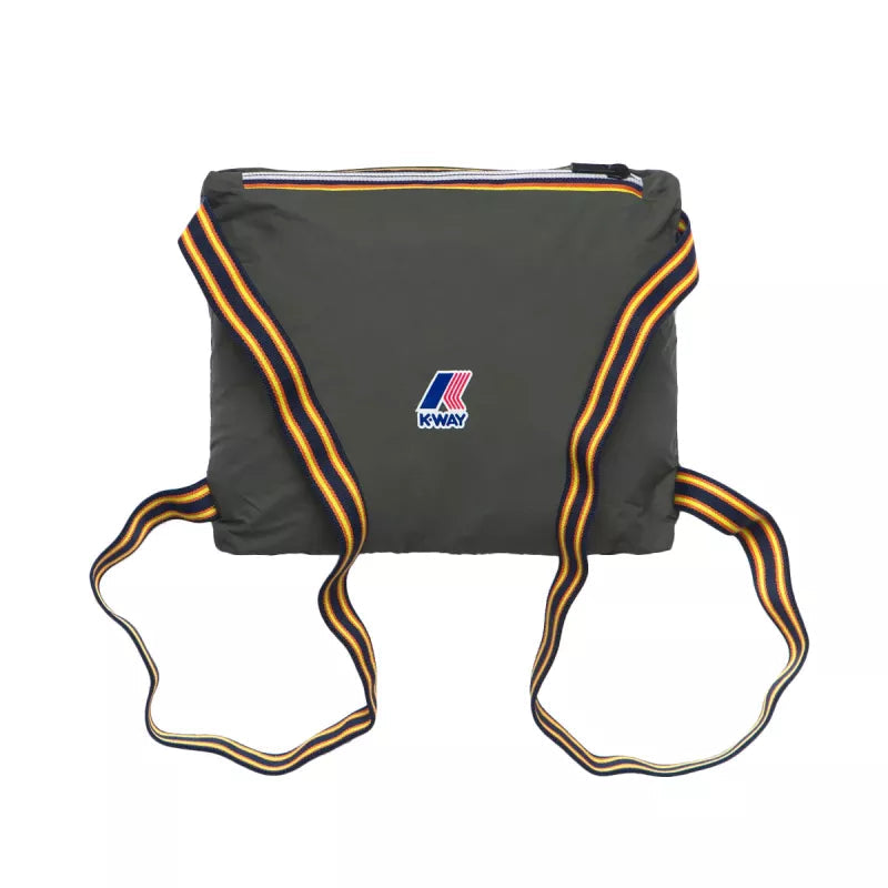 Parka con Capucha K-Way Le Vrai 4.0 Eiffel East - Caqui/Negro