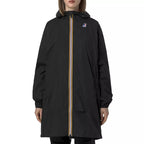 K-Way Le Vrai 4.0 Eiffel East Hooded Parka - Black Pure