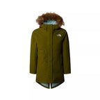 The North Face - Parka À Capuche G Arctic - Kaki/Blanc - Fille