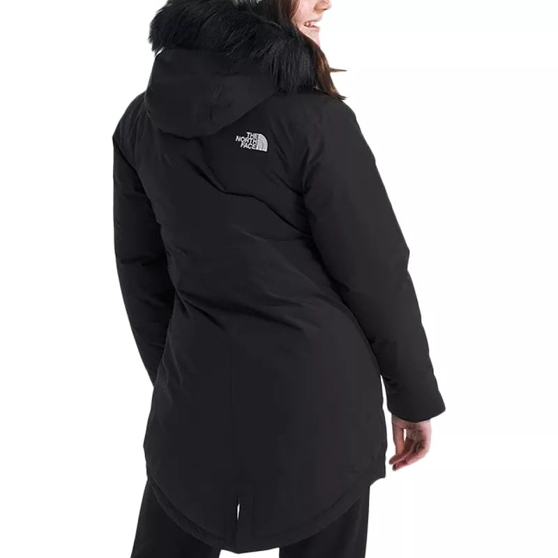 Parka À Capuche G Arctic - Noir/Blanc - Fille