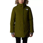 The North Face - Parka À Capuche G Arctic - Kaki/Blanc - Fille