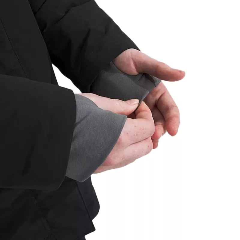 Parka À Capuche G Arctic - Noir/Blanc - Fille