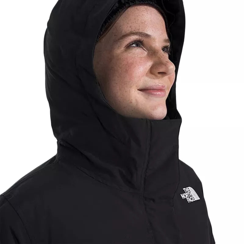 Parka À Capuche G Arctic - Noir/Blanc - Fille