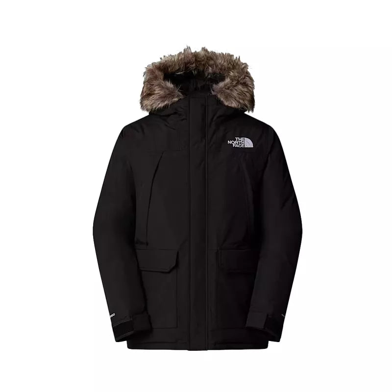 The North Face - Parka À Capuche Mc Murdo - Noir Blanc