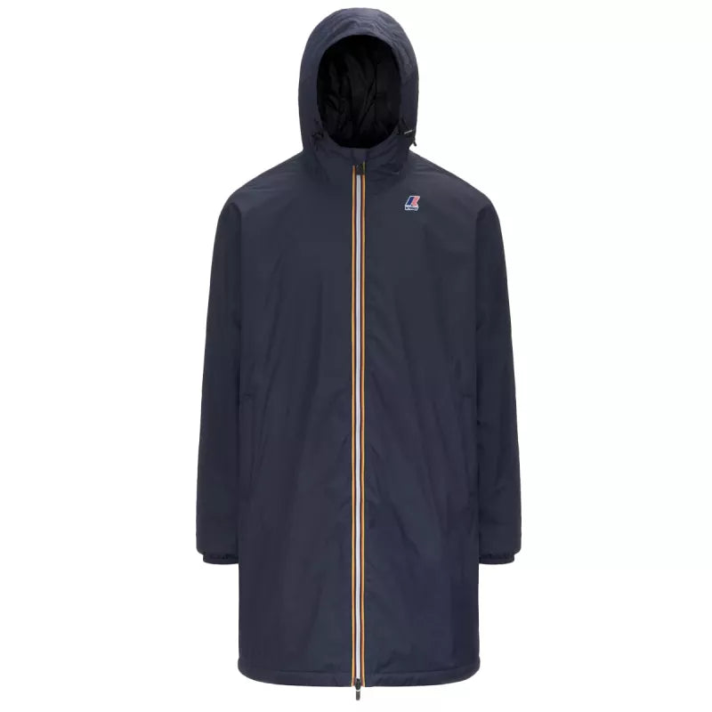 Parka Capuche Doublee K-Way Le Vrai 4.0 Eiffel East Warm - Bleu Marine
