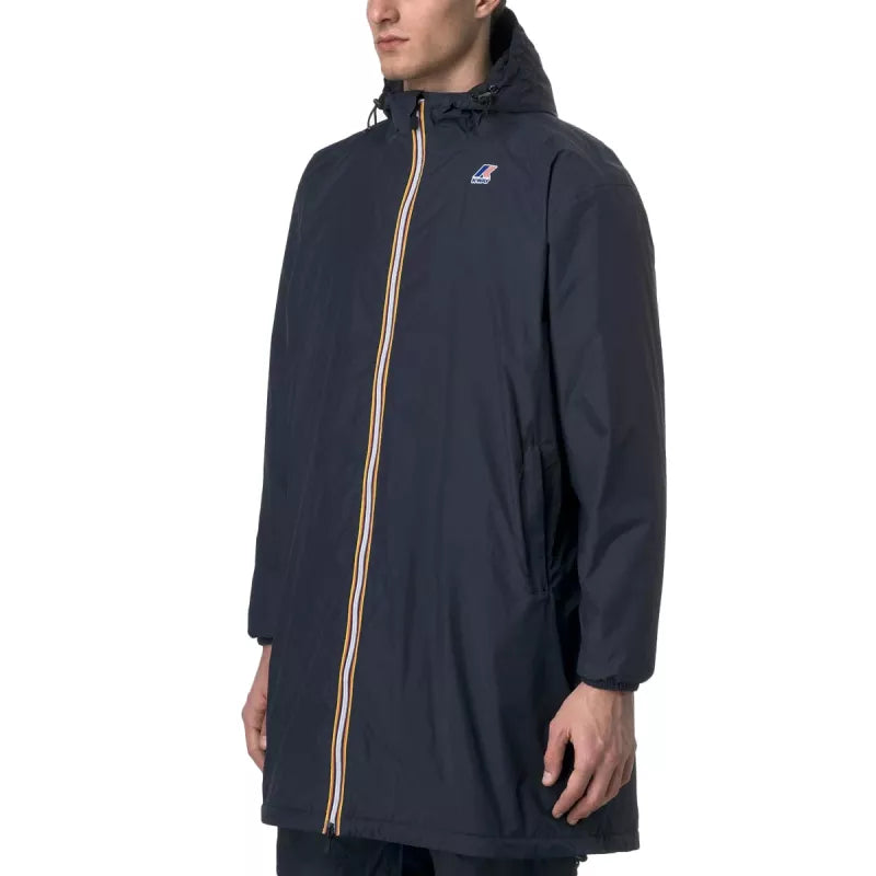 Parka Capuche Doublee K-Way Le Vrai 4.0 Eiffel East Warm - Bleu Marine