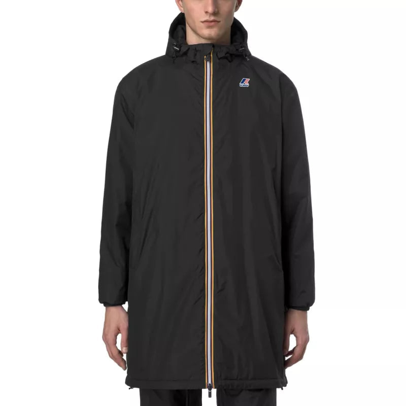 Parka con Capucha Acolchada K-Way Le Vrai 4.0 Eiffel East Warm - Black Pure