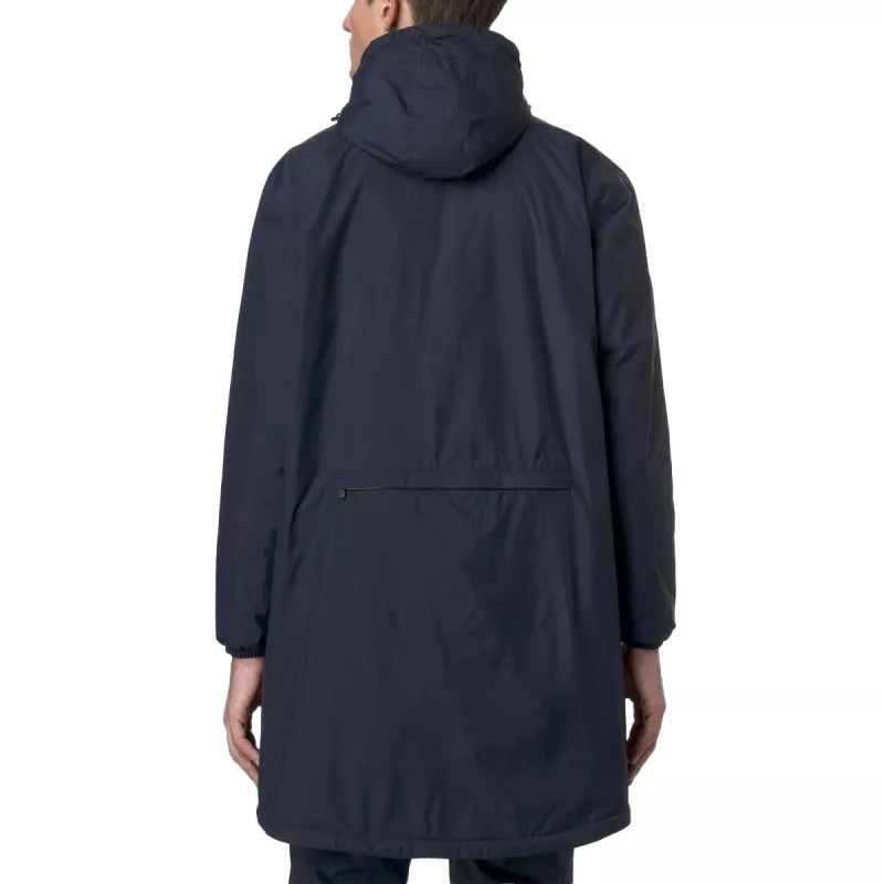 Parka con Capucha Forrada K-Way Le Vrai 4.0 Eiffel East Warm - Azul Marino