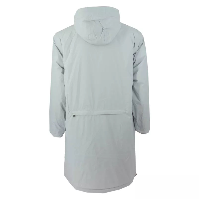 K-Way Le Vrai 4.0 Eiffel East Warm Lined Hooded Parka - Light Gray