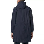 Parka Con Cappuccio Foderato K-Way Le Vrai 4.0 Eiffel East Warm - Blu Marino