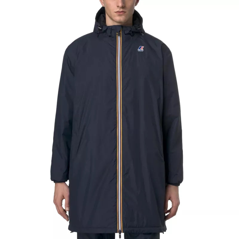 Parka Capuche Doublee K-Way Le Vrai 4.0 Eiffel East Warm - Bleu Marine