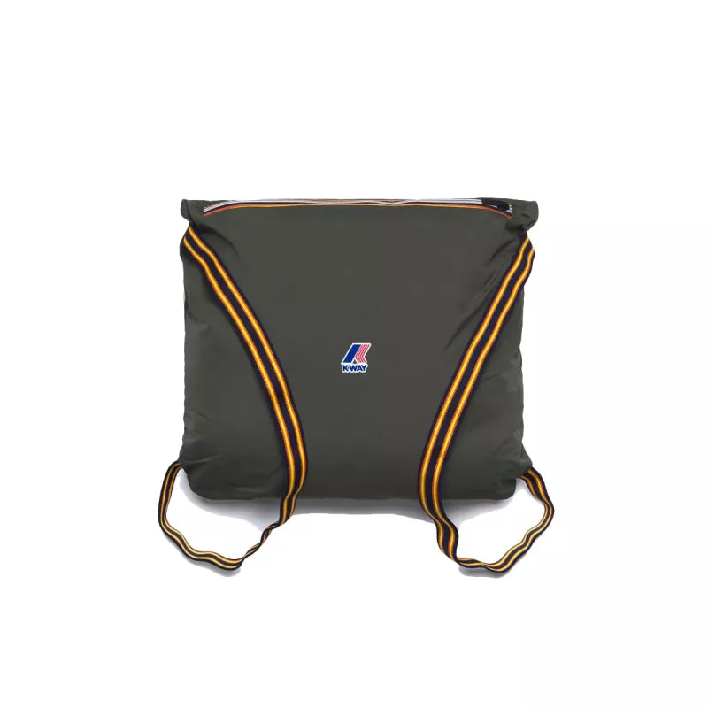 Parka Capuche Doublee K-Way Le Vrai 4.0 Eiffel East Warm - Kaki/Noir