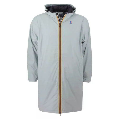 Parka Capuche Doublee K-Way Le Vrai 4.0 Eiffel East Warm - Gris Clair