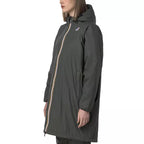 K-Way Le Vrai 4.0 Eiffel East Warm Lined Hood Parka - Khaki/Black