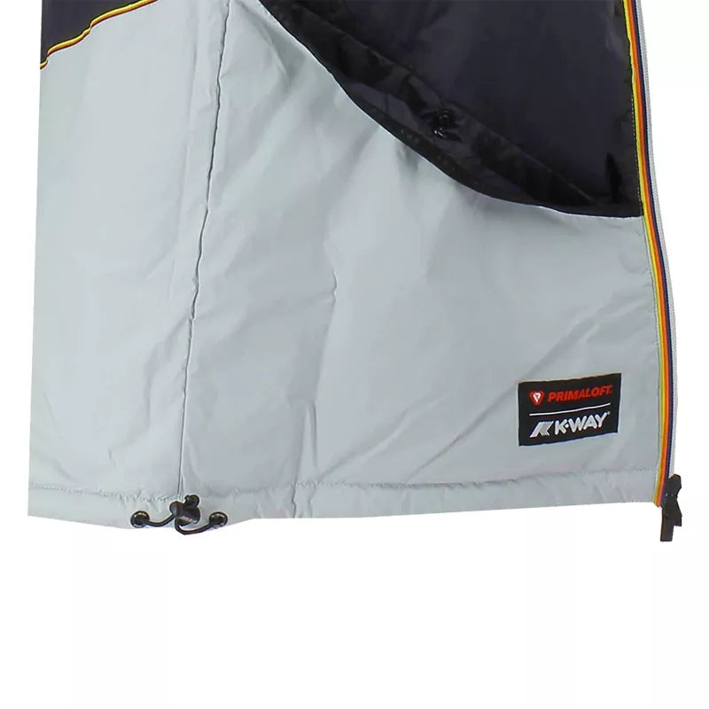 Parka Capuche Doublee K-Way Le Vrai 4.0 Eiffel East Warm - Gris Clair