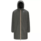 Parka Capuche Doublee K-Way Le Vrai 4.0 Eiffel East Warm - Kaki/Noir