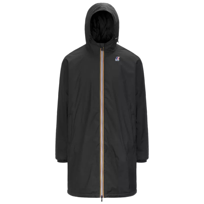 Parka con Capucha Acolchada K-Way Le Vrai 4.0 Eiffel East Warm - Black Pure