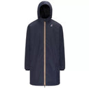 K-Way Le Vrai 4.0 Eiffel East Warm Lined Hooded Parka - Navy Blue