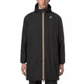 Parka con Cappuccio Foderato K-Way Le Vrai 4.0 Eiffel East Warm - Black Pure