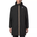 Parka con Cappuccio Foderato K-Way Le Vrai 4.0 Eiffel East Warm - Black Pure