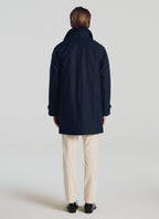 Fursac - Parka en mezcla de lana - Azul marino - Hombre