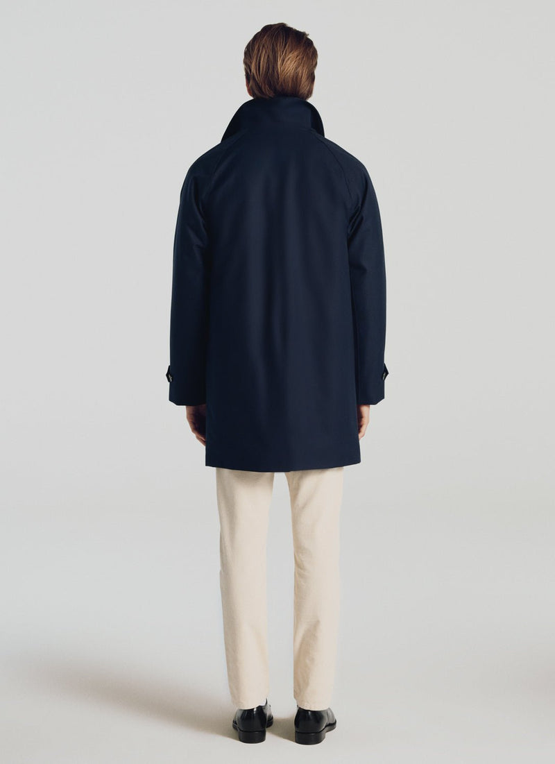 Fursac - Parka En Laine Mélangée - Marine - Homme