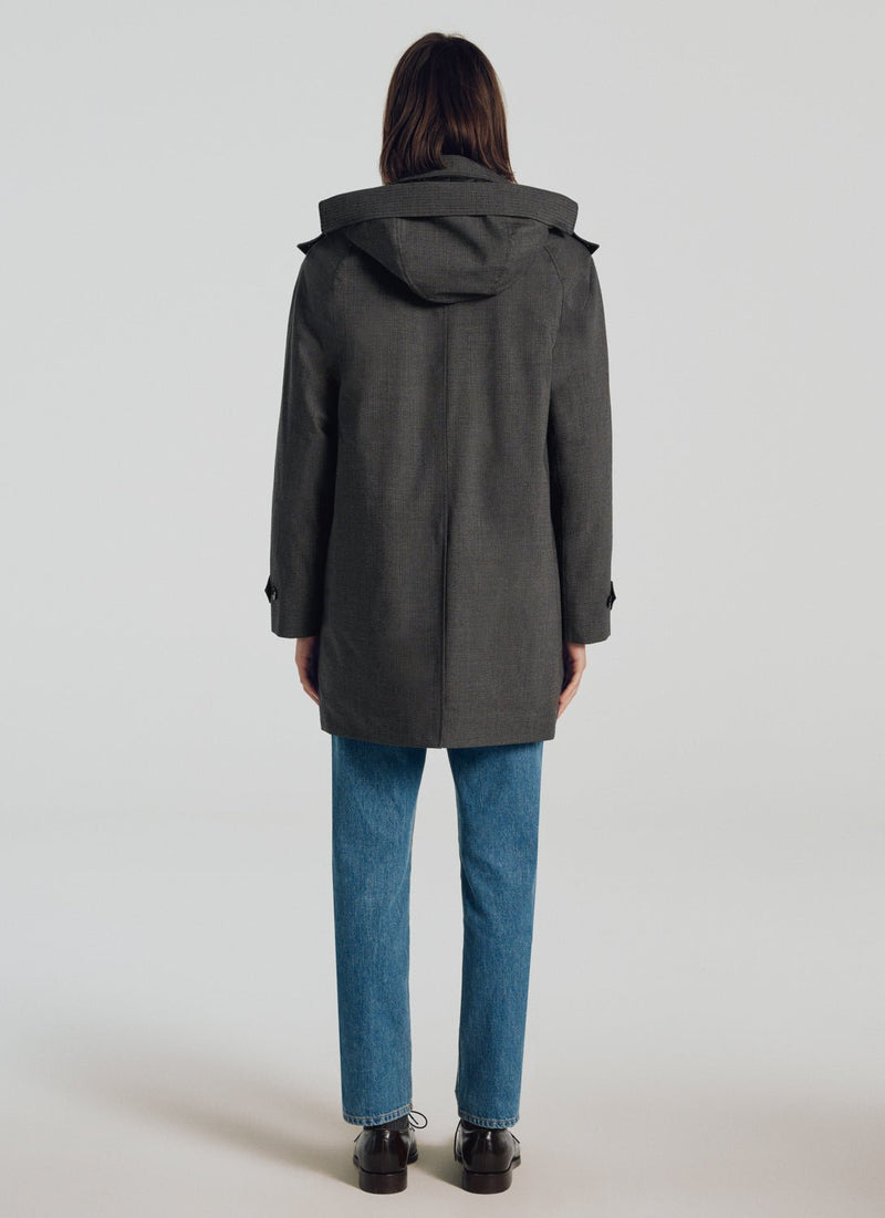 Fursac - Parka Tejido Técnico - Gris Medio