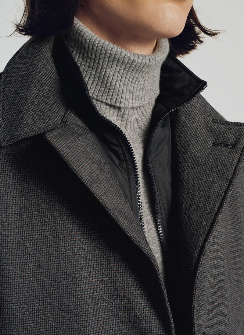 Fursac - Parka Tejido Técnico - Gris Medio